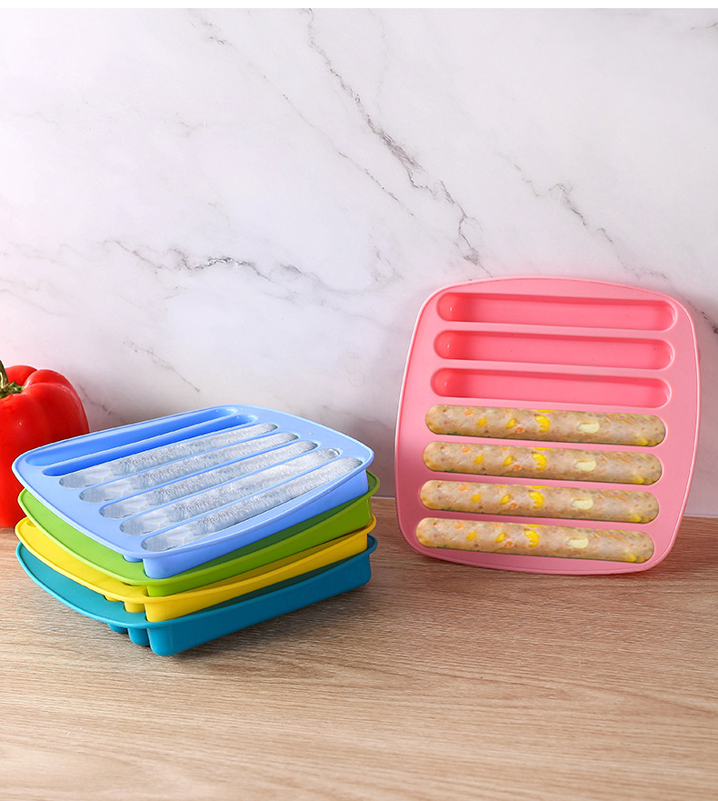 Homemade DIY Silicone Ice Tray Molded Silicone Sausage Ham Hot Dog Mold Finger Cookie Cutter Ice Making Baking Mold Homemade DIY Silicone Ice Tray Molded Silicone Sausage Ham Hot Dog Mold Finger Cookie Cutter Ice Making Baking Mold