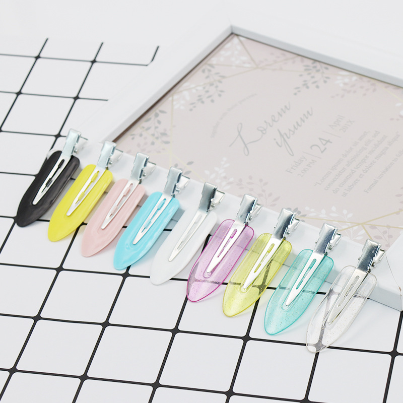 Nana Xiao Zhan Style Seamless Barrettes Internet Influencer Hairpin Ice Cream Surfboard Duckbill Clip Hairware Whole