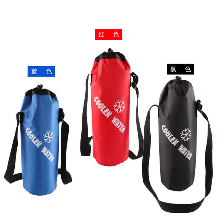 New European and American Fashion Cool Oxford Cloth round Ice Pack Home Portable Folding Thermos Cup Cover Cylinder Type