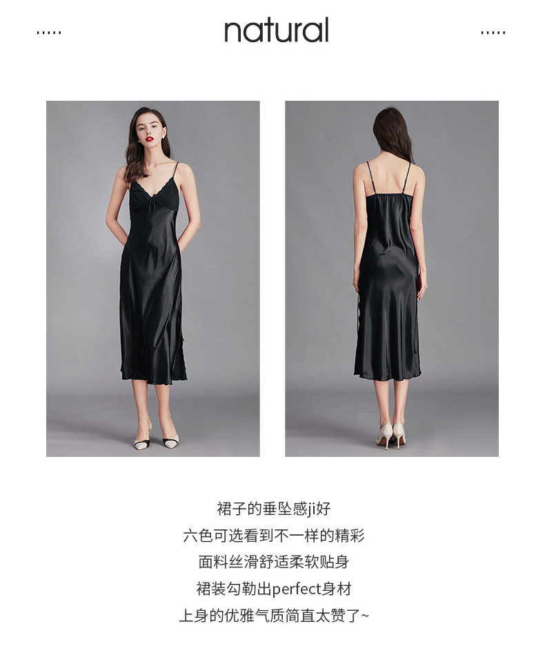 Yao Ting Cross-Border Large Size Suspender Pajamas Women's Summer Women's Ice Silk Silk Nightdress Sexy Long Home Wear Sq311 Yao Ting Cross-Border Large Size Suspender Pajamas Women's Summer Women's Ice Silk Silk Nightdress Sexy Long Home Wear Sq311