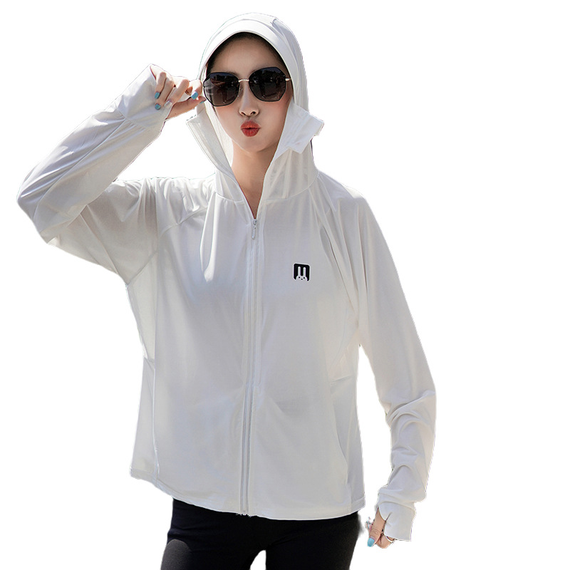 Ice Silk Sun Protection Clothing Female 2020 Summer Cycling Rabbit Japan Aibitoo Sun Protection Clothing Hooded Sun 