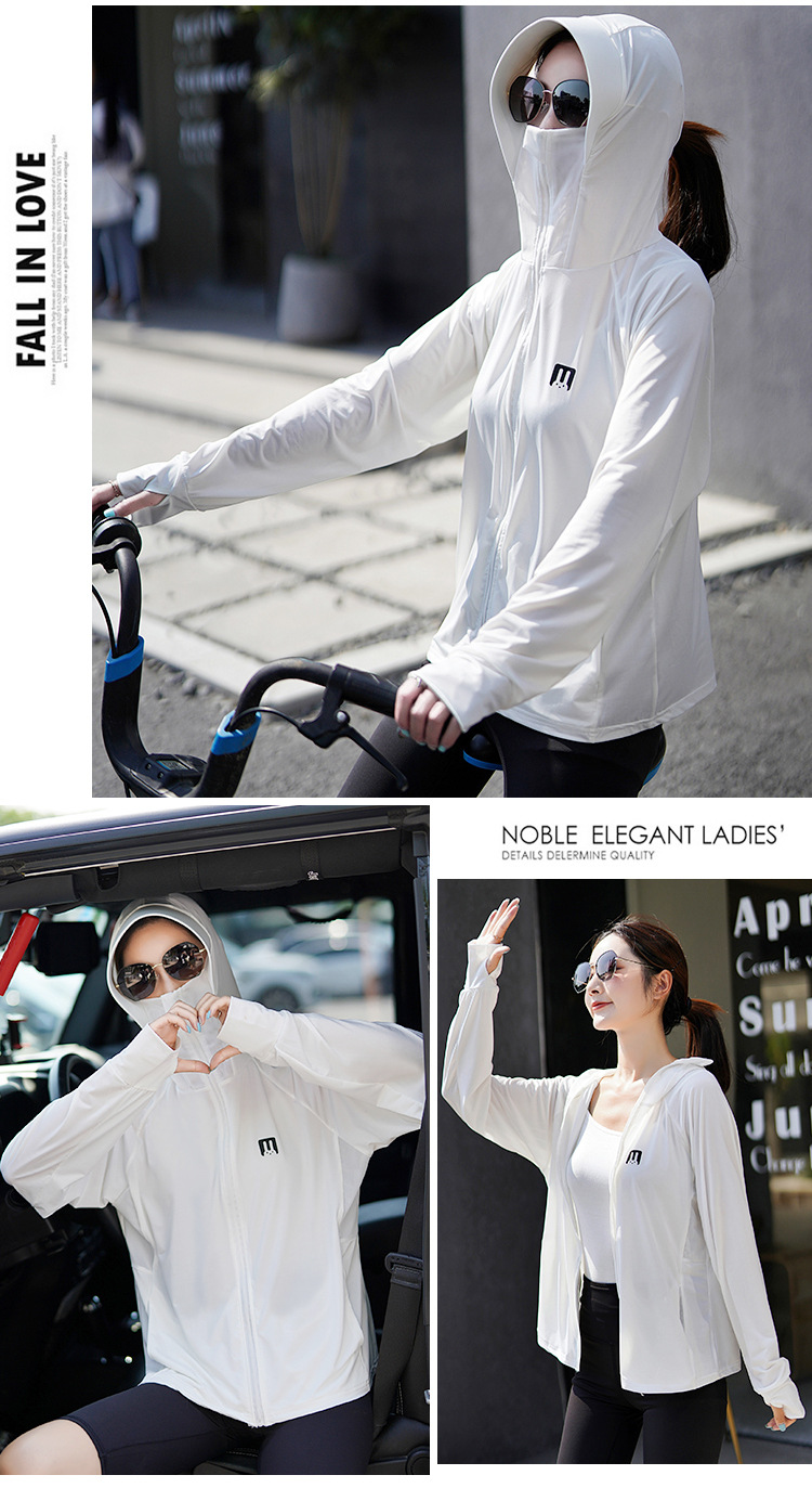 Ice Silk Sun Protection Clothing Female 2020 Summer Cycling Rabbit Japan Aibitoo Sun Protection Clothing Hooded Sun Ice Silk Sun Protection Clothing Female 2020 Summer Cycling Rabbit Japan Aibitoo Sun Protection Clothing Hooded Sun