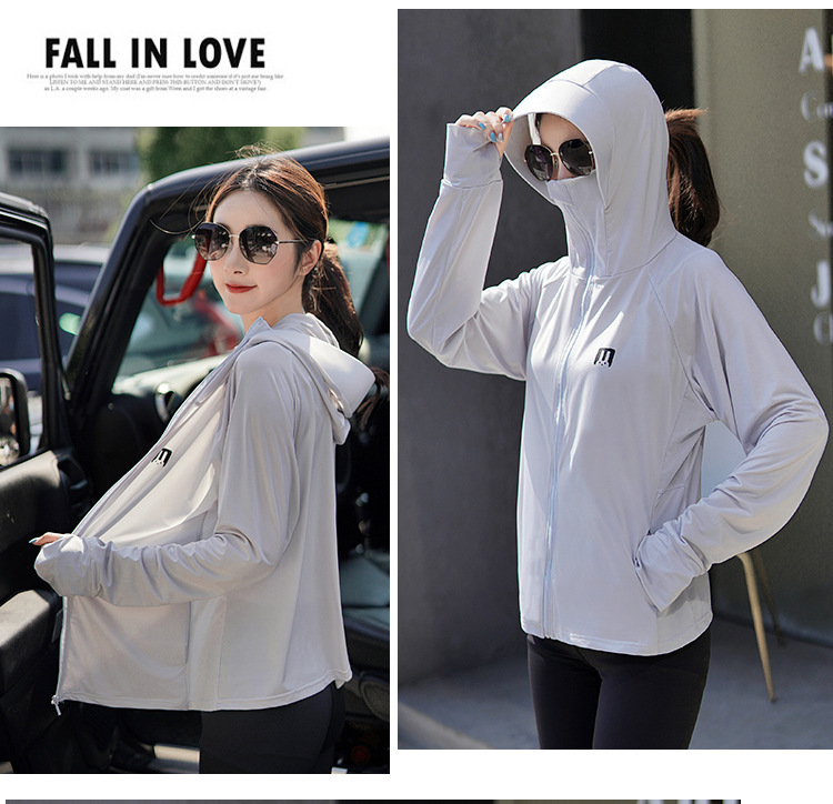 Ice Silk Sun Protection Clothing Female 2020 Summer Cycling Rabbit Japan Aibitoo Sun Protection Clothing Hooded Sun Ice Silk Sun Protection Clothing Female 2020 Summer Cycling Rabbit Japan Aibitoo Sun Protection Clothing Hooded Sun