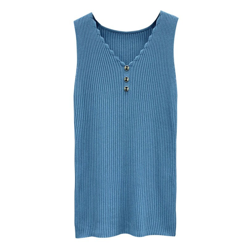 Plus size Button down tank top for summer girls with ice knit tops for everything Sexy V-neck T-shirt tops for girls Plus size Button down tank top for summer girls with ice knit tops for everything Sexy V-neck T-shirt tops for girls