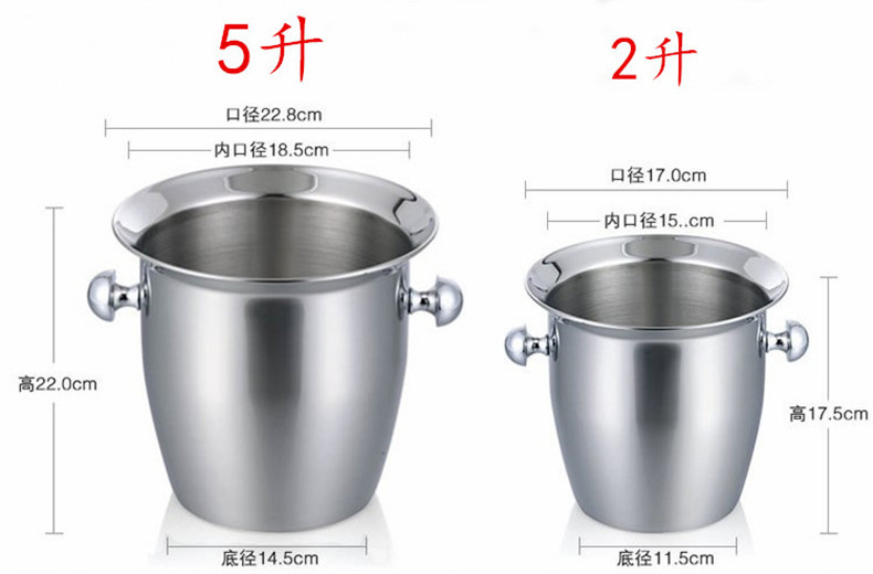 Stainless Steel Horn Champagne Bucket Hammer Pattern Champagne Barrel-Type Red Wine Barrel Hotel Bar KTV Ice Bucket Stainless Steel Horn Champagne Bucket Hammer Pattern Champagne Barrel-Type Red Wine Barrel Hotel Bar KTV Ice Bucket