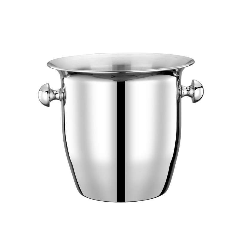 Stainless Steel Horn Champagne Bucket Hammer Pattern Champagne Barrel-Type Red Wine Barrel Hotel Bar KTV Ice Bucket Stainless Steel Horn Champagne Bucket Hammer Pattern Champagne Barrel-Type Red Wine Barrel Hotel Bar KTV Ice Bucket