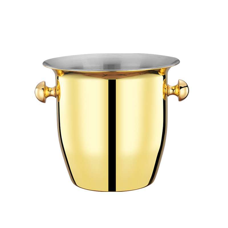 Stainless Steel Horn Champagne Bucket Hammer Pattern Champagne Barrel-Type Red Wine Barrel Hotel Bar KTV Ice Bucket Stainless Steel Horn Champagne Bucket Hammer Pattern Champagne Barrel-Type Red Wine Barrel Hotel Bar KTV Ice Bucket
