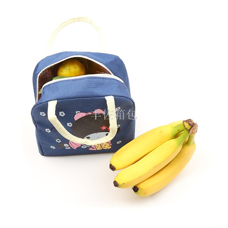 Cartoon bag Oxford waterproof lunch box bag ice pack picnic bag lunch bag insulate bag