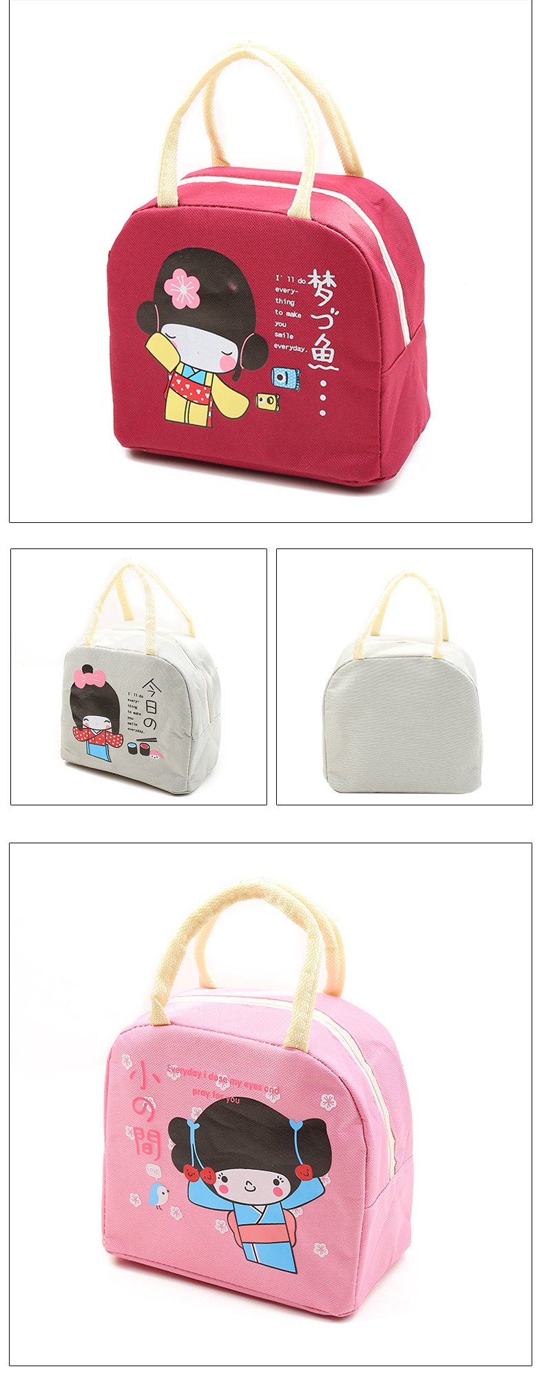 Cartoon bag Oxford waterproof lunch box bag ice pack picnic bag lunch bag insulate bag Cartoon bag Oxford waterproof lunch box bag ice pack picnic bag lunch bag insulate bag