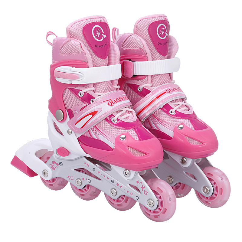 Factory Wholesale Pu Full Flash Children&#039;s Skate Suit Men&#039;s and Women&#039;s Adult Inline Skates Full Set Roller Skates