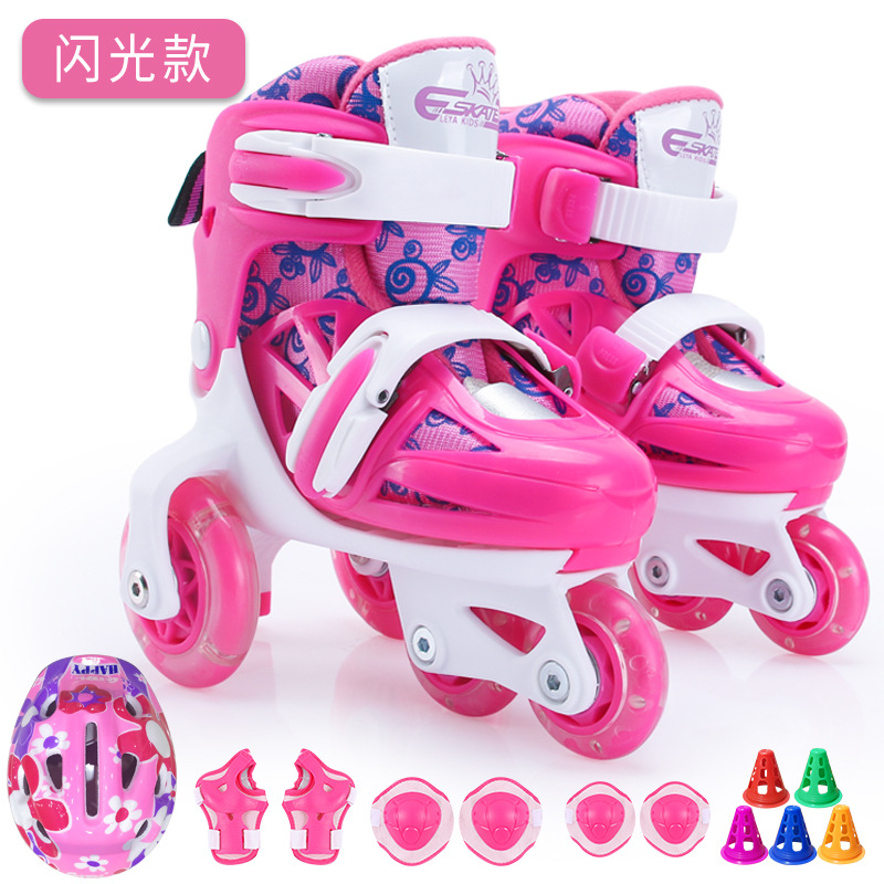 Factory Direct Sales One Piece Dropshipping Skates the Skating Shoes Children&#039;s Suit Baby Rollerskate Roller Skates Heelys