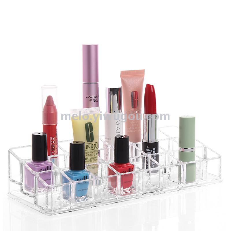 Lipstick holder, acrylic shelf