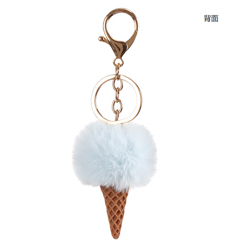 New Acrylic Ice Cream Keychain Pendant Simulation Ice Cream Resin Cone Imitation Rex Rabbit Fuzzy Ball Hanging Drop New Acrylic Ice Cream Keychain Pendant Simulation Ice Cream Resin Cone Imitation Rex Rabbit Fuzzy Ball Hanging Drop