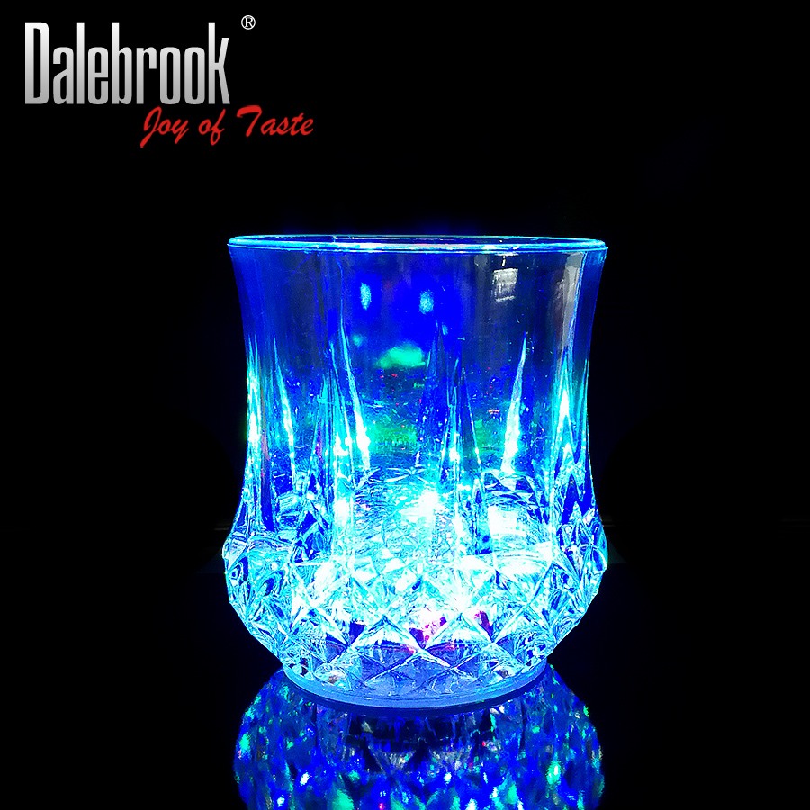 Dalebrook acrylic sensor LED glowware cup, cocktail glass, whisky pineapple cup
