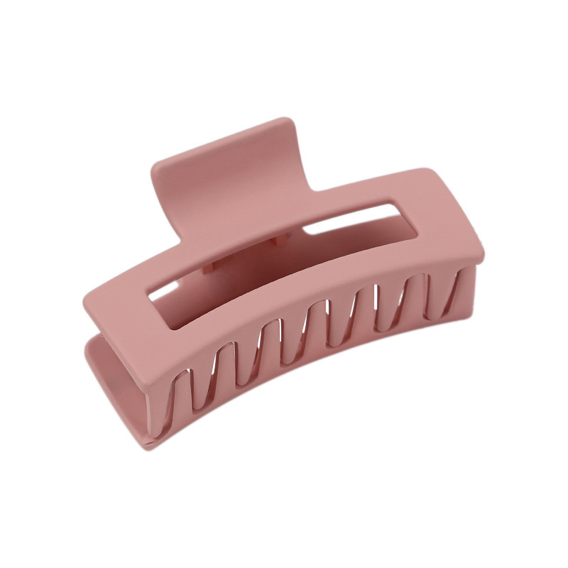 New Frosted Acrylic Square Large Size Shark Grip Simple Updo Hair Accessories Women&#039;s Japanese and Korean Bath Hair Claws Hairpin