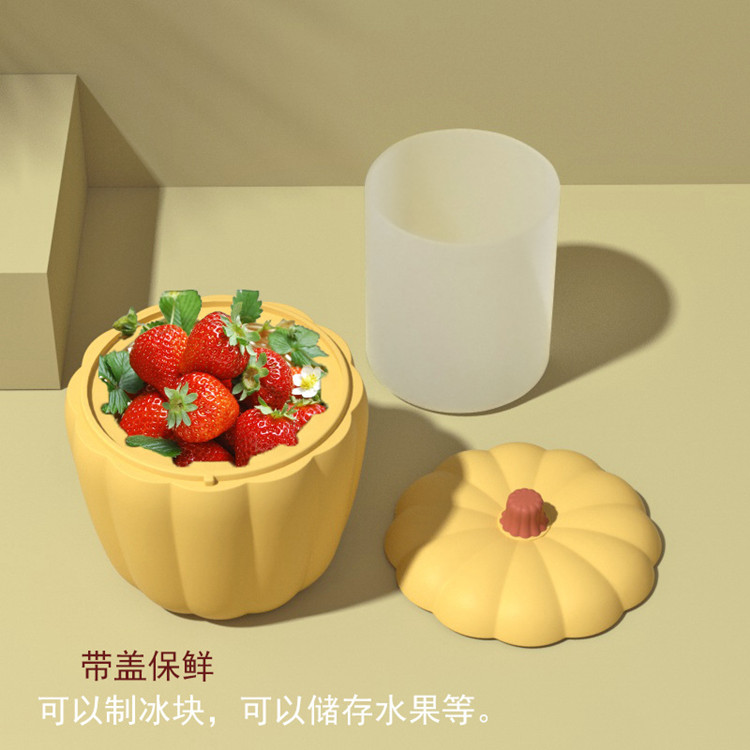 Zhongfu New Creative Pumpkin Ice Bucket Beer Ice Bucket Silicone Ice Tray Champagne Red Beer Large Acrylic Ice Bucket