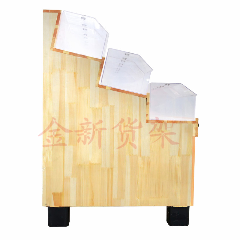 Wooden cabinet manufacturers selling gold acrylic food shelves