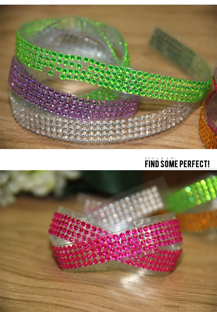 DIY album accessories with diamond decoration diamond belt shiny drill stickers acrylic drill stickers stickers