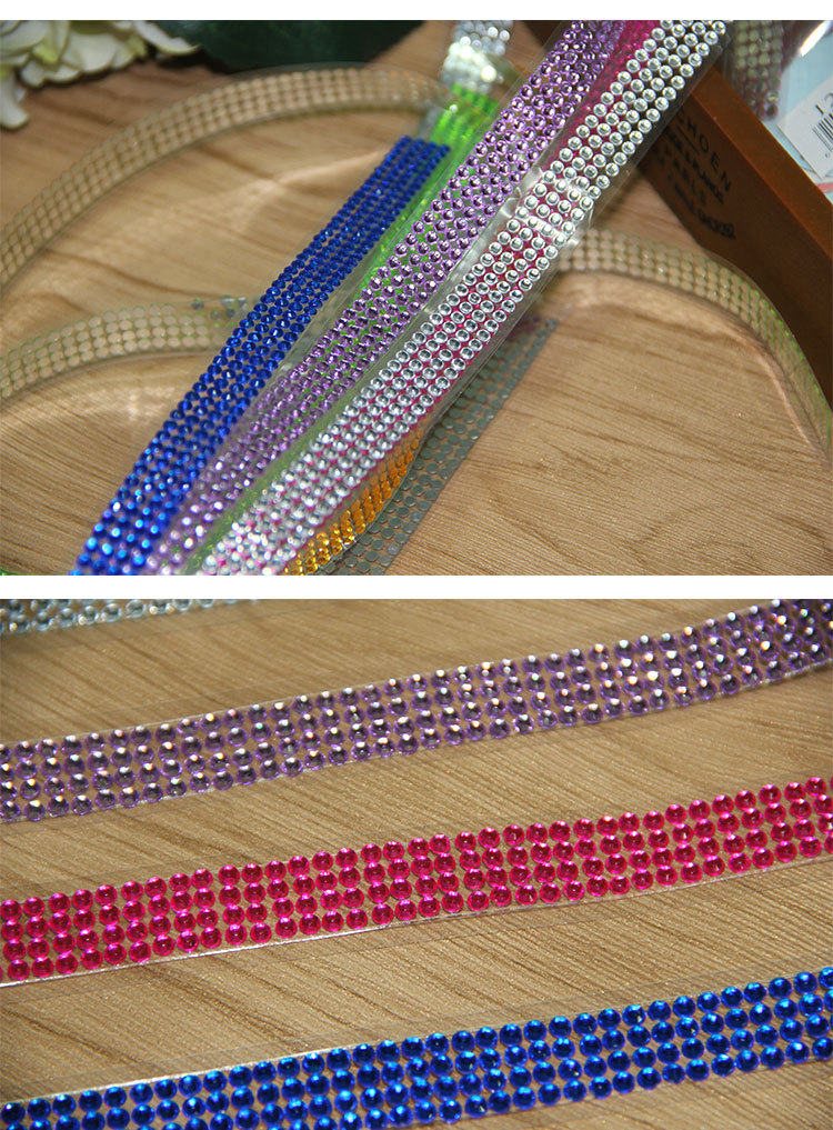 DIY album accessories with diamond decoration diamond belt shiny drill stickers acrylic drill stickers stickers