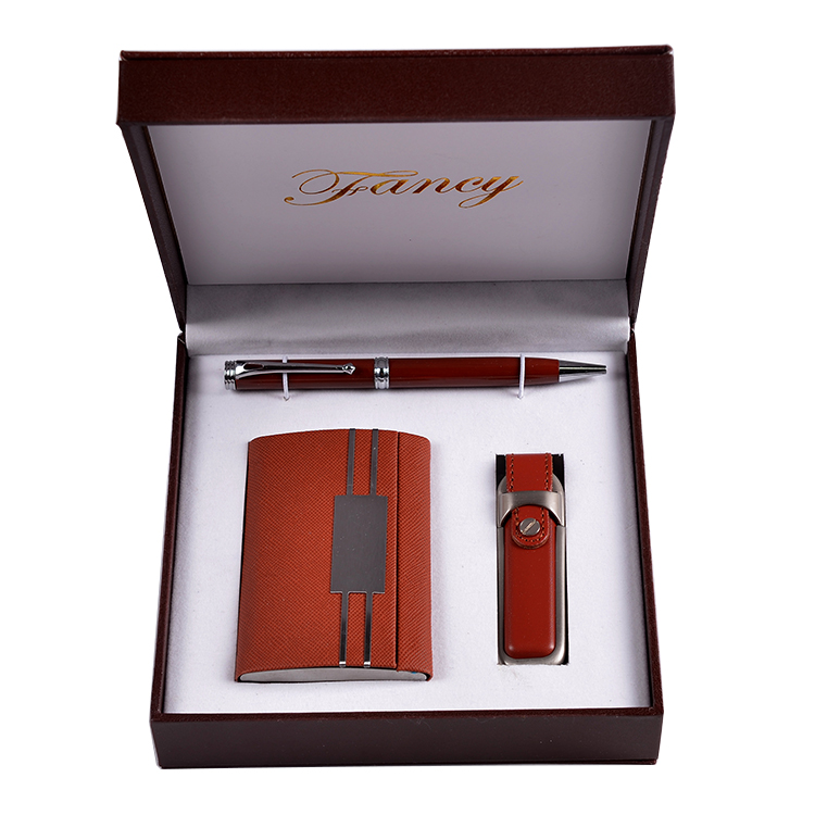 Promotional Gifts Pen /business Card Case /u Disk 18g 3 Pc Corporate Souvenior Gift Set Promotional Gifts Pen /business Card Case /u Disk 18g 3 Pc Corporate Souvenior Gift Set