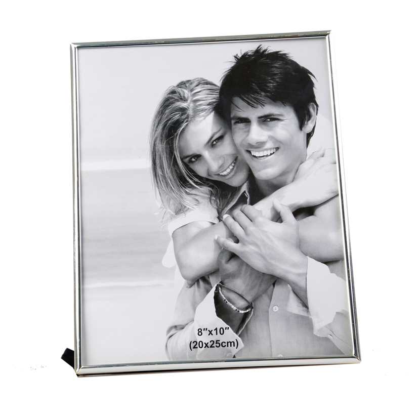 Circular Arc Iron Silver Electroplated Creative Decoration Photo Home Decorative Gift Living Room Bedroom Crafts Metal Photo Frame