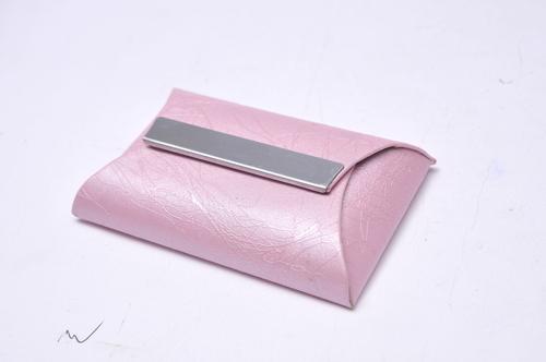 &#034;Factory direct&#034; leather card case series WA WB metal stainless steel stylish business card cases
