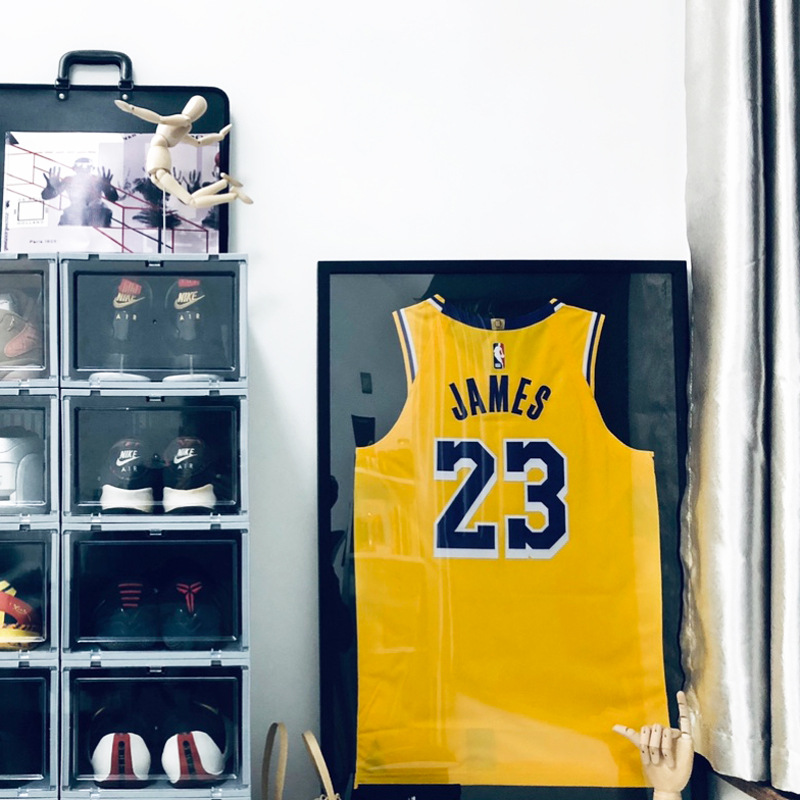 Customized Jersey Photo Frame Mounting Wall-Mounted Football Basketball Tennis Commemorative Collection Display Clothing Frame Jersey Frame Customized