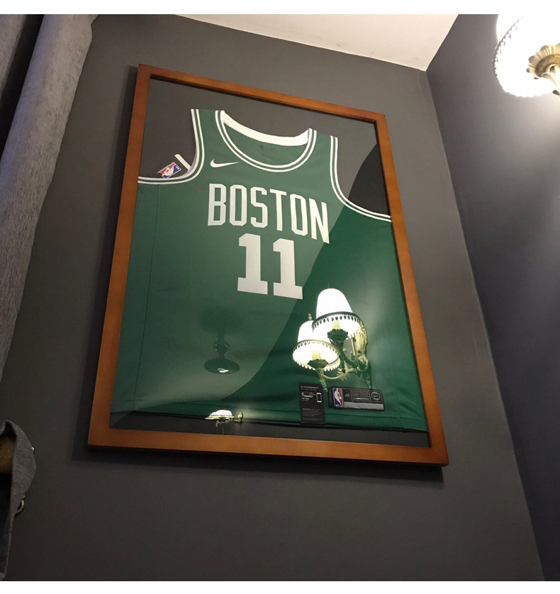 Customized Jersey Photo Frame Mounting Wall-Mounted Football Basketball Tennis Commemorative Collection Display Clothing Frame Jersey Frame Customized