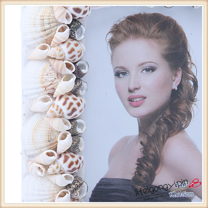 6 inch shell photo frame photo frame aesthetic creative holiday gift table