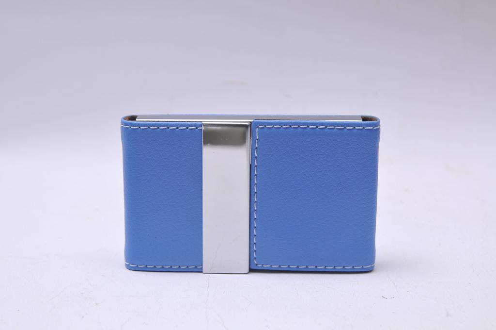 &#034;Factory direct&#034; leather card case KF-9601 series metal stainless steel stylish business card cases