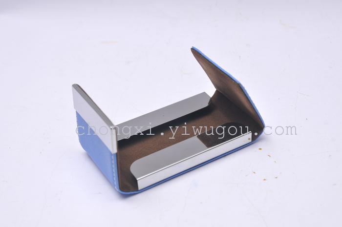"Factory direct" leather card case KF-9601 series metal stainless steel stylish business card cases "Factory direct" leather card case KF-9601 series metal stainless steel stylish business card cases