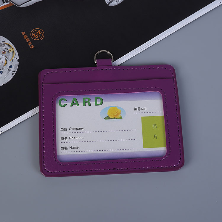 Id card badge Id card holder card case PU imitation leather Id card badge Id card holder card case PU imitation leather