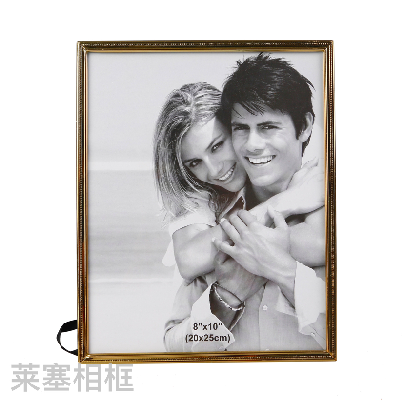 Gold Dotted Iron Electroplating Creative Decoration Photo Home Decorative Gift Living Room Bedroom Crafts Metal Photo Frame