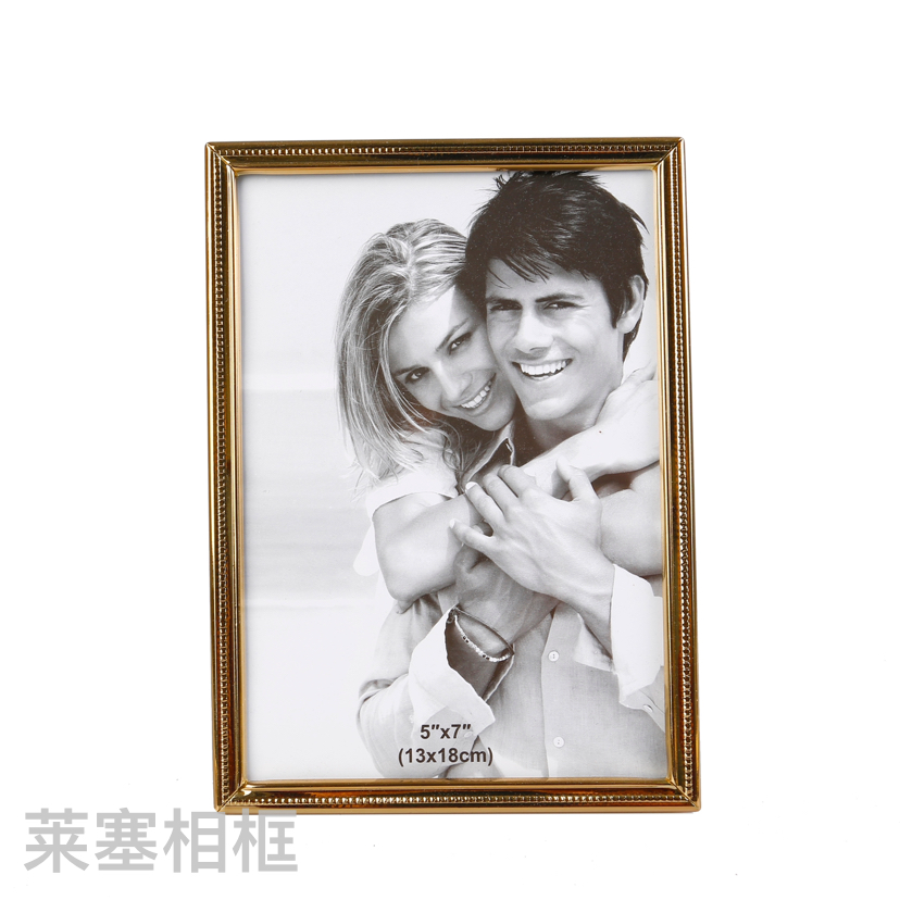 Gold Dotted Iron Electroplating Creative Decoration Photo Home Decorative Gift Living Room Bedroom Crafts Metal Photo Frame