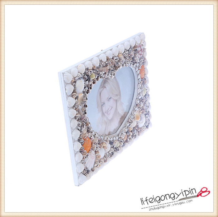 Fashion photography props photo photo frame love Mediterranean beach shells