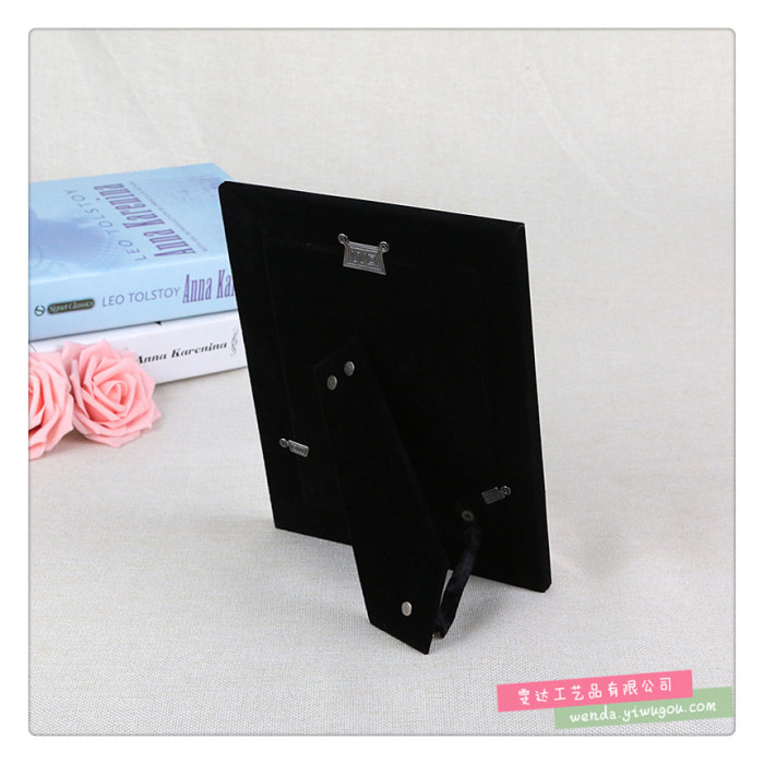 Fashion gift photo frame Home Furnishing silver metal and office decoration