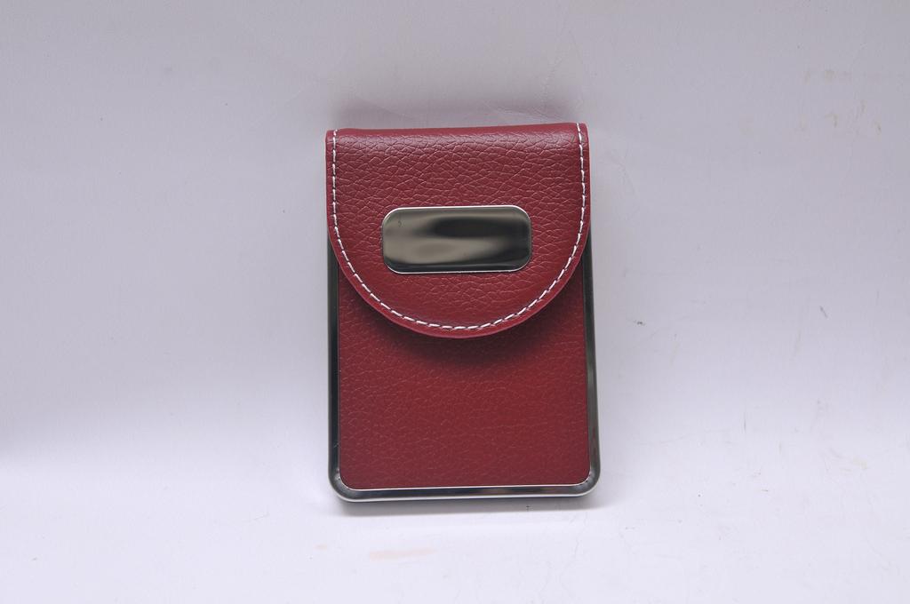 &#034;Factory direct&#034; leather card case series XC-03801 horizontal XD-04801 vertical stainless steel metal fashion business men and woman