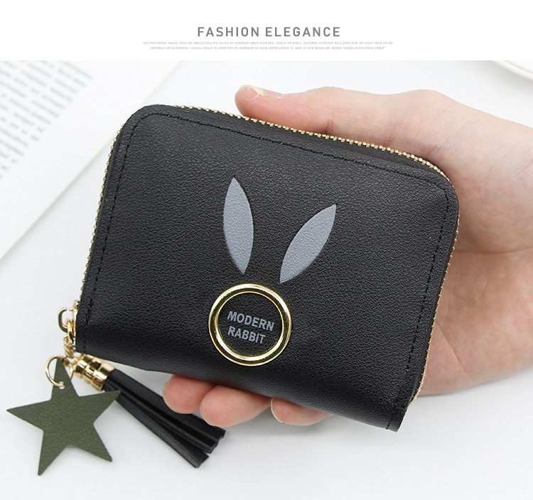 New Fashion Women's Zipper Short Clutch Dark Cell Card Position Personal Coin Purse Women's Wallet Card Holder Card Case New Fashion Women's Zipper Short Clutch Dark Cell Card Position Personal Coin Purse Women's Wallet Card Holder Card Case