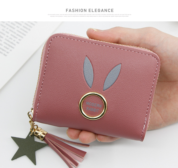 New Fashion Women's Zipper Short Clutch Dark Cell Card Position Personal Coin Purse Women's Wallet Card Holder Card Case New Fashion Women's Zipper Short Clutch Dark Cell Card Position Personal Coin Purse Women's Wallet Card Holder Card Case