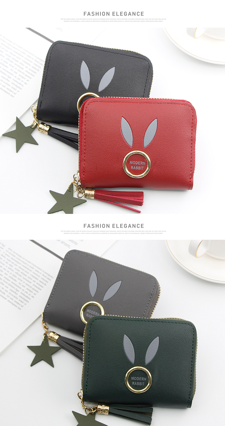 New Fashion Women's Zipper Short Clutch Dark Cell Card Position Personal Coin Purse Women's Wallet Card Holder Card Case New Fashion Women's Zipper Short Clutch Dark Cell Card Position Personal Coin Purse Women's Wallet Card Holder Card Case