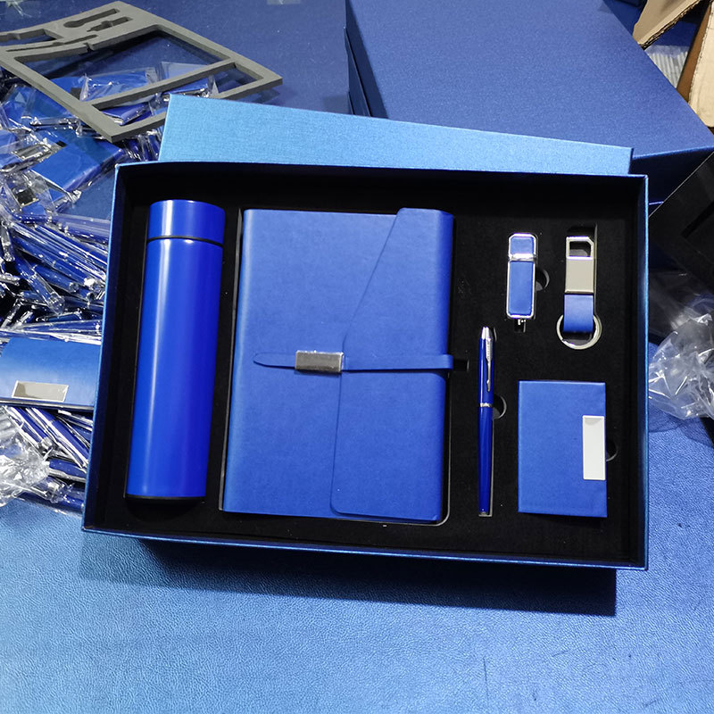 Notebook Pack U Disk Gift Business Card Case Enterprise Event Opening Present for Client Creative Gift Thermos Cup Gift Box