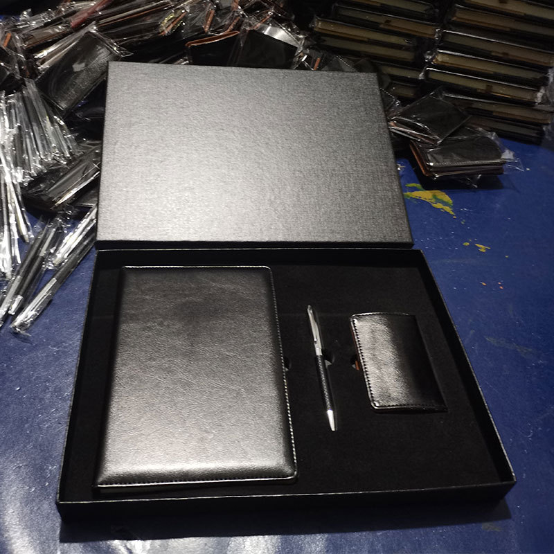 Notepad Set Business Card Case Gift Leather Pen Enterprise Company Activity Gift Notebook Gift Set
