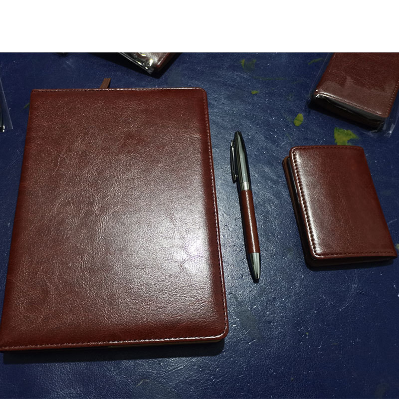 Notepad Set Business Card Case Gift Leather Pen Enterprise Company Activity Gift Notebook Gift Set