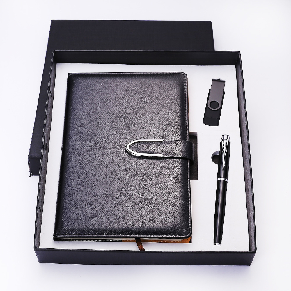Notepad Set Business Card Case Gift Leather Pen Enterprise Company Activity Gift Notebook Gift Set