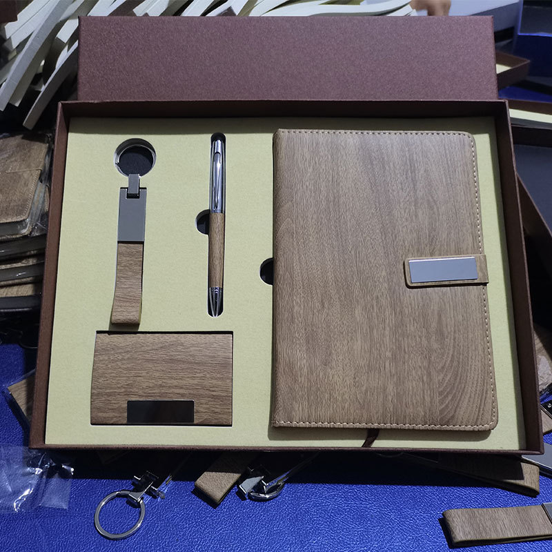 Notepad Set Business Card Case Gift Leather Pen Enterprise Company Activity Gift Notebook Gift Set