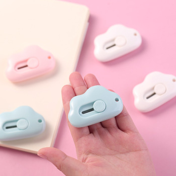 Jujia Stationery Mini Stapler Kit Student Cartoon Small Stapler Office Stationery Stapler