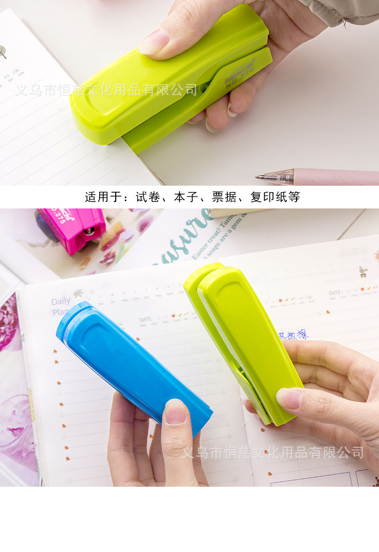 Manufacturers wholesale hand-held large stapler office stationery supplies metal work - saving stapler activity gifts