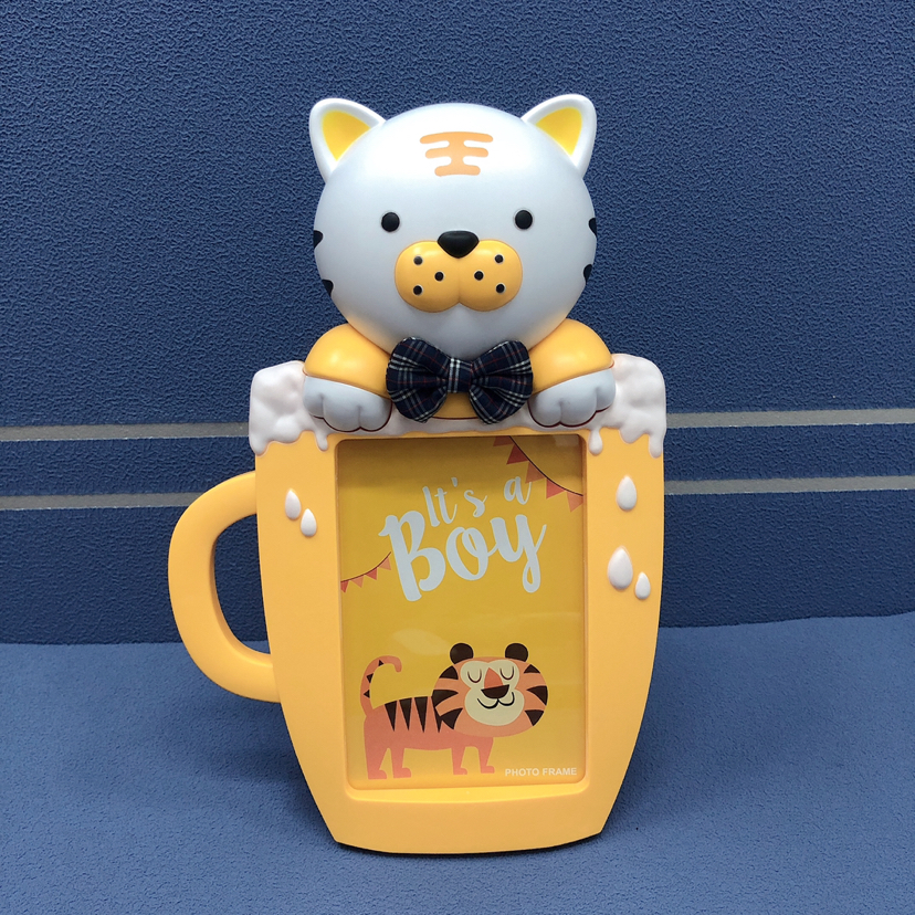 Children&#039;s Photo Frame Haotao Photo Frame HT-TF1136 Water Cup Cute Tiger 6-Inch (3 Colors)