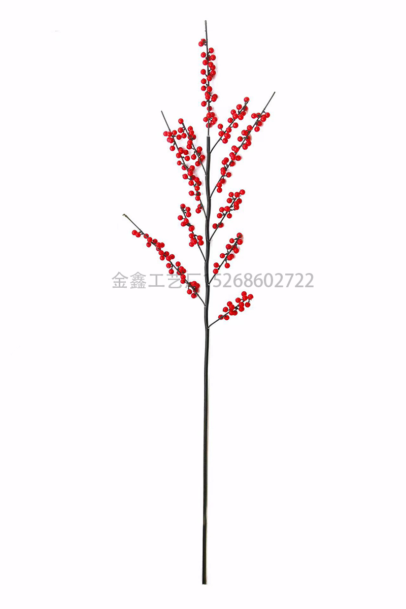 Simulation Berry Artificial Pstachio Red Berry Flower Christmas Holiday  Bedroom Decorations Home Decor Accessories