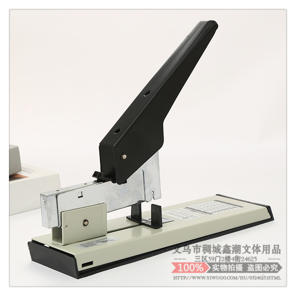 New Heavy Duty Stapler Large Thickened Easy-Operational Stapler Thick Book Paper Leather Financial Office Supplies